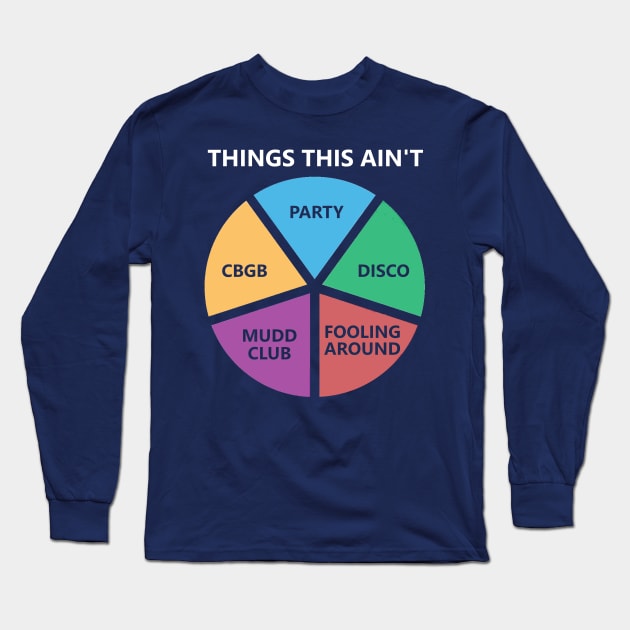 Things This Ain't  - Life During Wartime Pie Chart Long Sleeve T-Shirt by Bigfinz